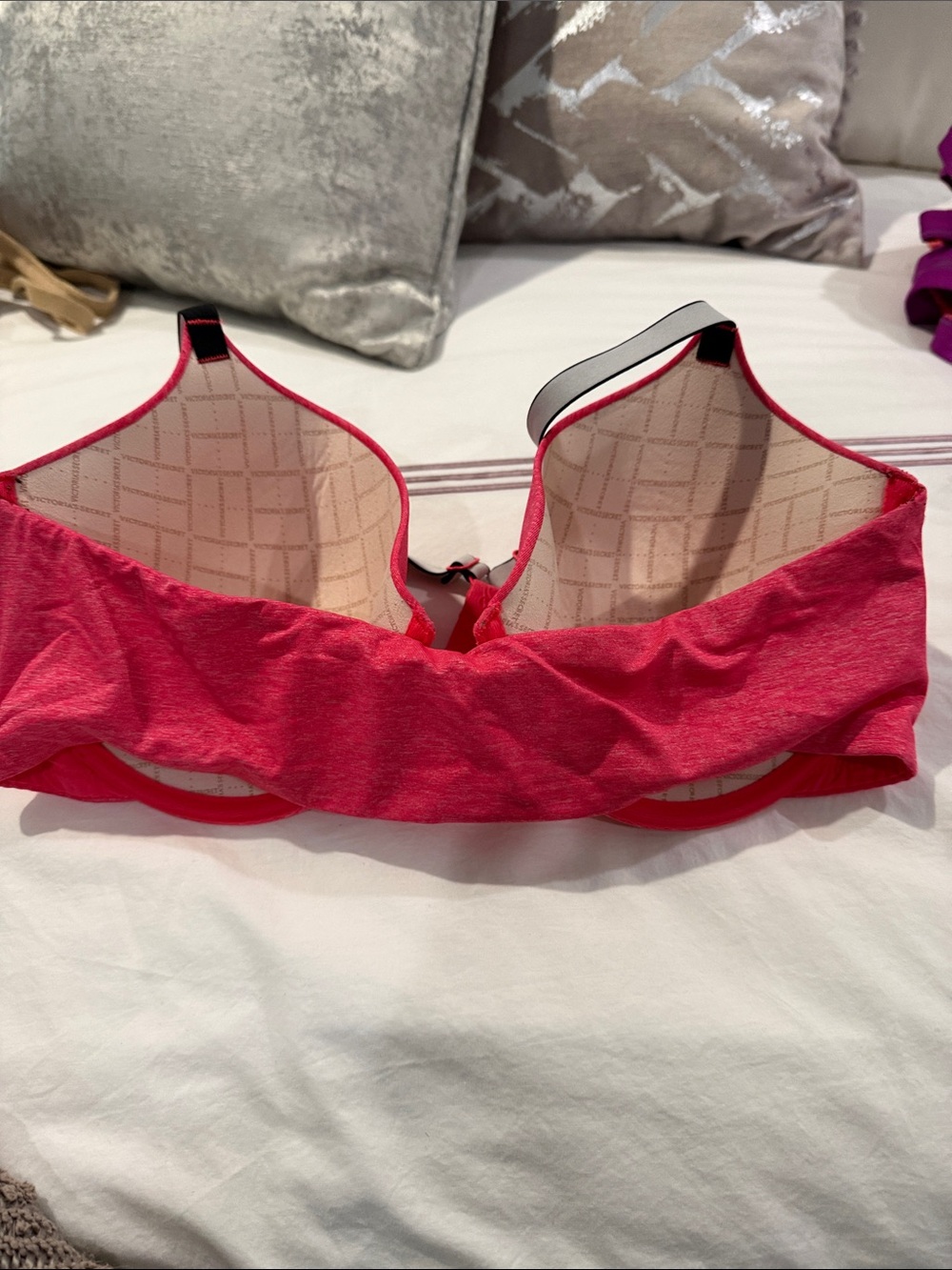Victoria Secrets Racerback Semi Demi 36DD - Picture 2 of 5
